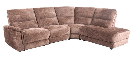 Cozy Toast Single Power Recline Sectional 